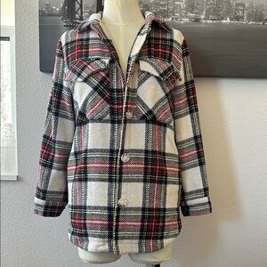 Plaid Women's Jacket - Multicolor